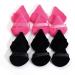 12 Pieces Triangle Powder Puff Set for Face Soft Makeup Sponge for Loose Powder and Body Powder Cosmetic Foundation Setting Powder Puff for Women