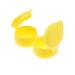 Milists 10 pieces contact lenses case contact lens container box left right eye contact lens tank for school at home trip (yellow)