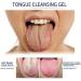 Tongue Cleaning Gel & Brush Set | Mint Oral Deodorant for Bad Breath - 2 pcs for Adults & Kids - Buy Online on GoSupps.com