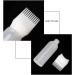 4PCS Hair Dye Applicator Bottles - Plastic Squeeze Bottles for Coloring & Scalp Treatment - White/Pink - Buy Online on GoSupps.com
