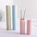 Travel Toothbrush Case & Toothpaste Holder - Pink Storage Box for Toothbrushes - Ideal for International Shipping - Buy Online on GoSupps.com