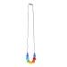 Silicone Baby Teething Necklace - Food Grade, Environmental Friendly, High Flexibility - Vibrant Colors - Style 1 - Buy Online on GoSupps.com