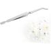 FOMIYES 1pc Tweezers Nail Art Clip Nail Pincher Manicure Tool 17*0.9cm Silver - Buy Online on GoSupps.com