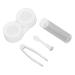 Evscan Portable Contact Lens Box Kit - Sweet Small Duck Container for Women - Travel-Friendly Dust-Proof Case (White) - Buy Online on GoSupps.com