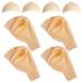 Wehhbtye 8PCS Bald Caps Makeup Latex Bald Cap Head Wig Cap Costume Accessory for Adults Teens for Halloween Theme Party