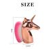 Buy Unicorn Make-Up Brushes - Rainbow Horse Design for Nail Art Foundation Blush Contour & More | Rose Gold Large Brush for Face & Hands - Shop Now! - Buy Online on GoSupps.com