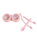 AITIME Soft Contact Lens Case Applicators, Portable Contact Lenses Remover and Insertion Tool, Eyes Lens Container with Tweezers for Girls with Long Nails to Travel Outdoor Kit (Cherry Pink)