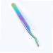 Buy 2PCS Steel False Eyelash Tweezers & Eyebrow Clip | Curved Tip Lash Extension Tools | Miss Eyelash Curler Red - Buy Online on GoSupps.com
