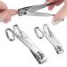 PSGS 1PC New Finger Toe Nail Cutter Clipper Straight & Curved Edge Scissor Stainless Steel Manicure Tool Nail Scissors Tools (Color : Curved L) - Buy Online on GoSupps.com