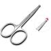 Facial Hair Scissors Solid Stainless Steel Scissors Round Safety Scissors for Eyebrows Eyelashes Nose Hair Ear Hair Mustache Trimming Facial Hair Scissors - Buy Online on GoSupps.com
