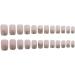 24Pcs/Set Press On Nails Ins Silver Butterfly False Nails Acrylic Fake Nails Full Cover Nails Tips Artificial Finger Manicure Press on nails for Women and Girls - Buy Online on GoSupps.com