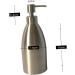 Zerodeko 2pcs 304 Liquid Containers Stainless Steel Liquid Soap Bottle Shampoo - Buy Online on GoSupps.com