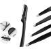 XMOSNZ 8 in 1 Stainless Steel Eyebrow Kit with Storage Case - Unisex Brows Shaping Razor - Buy Online on GoSupps.com