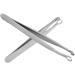 UUYYEO Stainless Steel Round Head Tweezers Nose Hair Tweezer Eyebrow Clippers Trimmer Round Tip Grooming Tweezers for Men Women - Buy Online on GoSupps.com