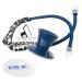 MDF Tiberius Panther ProCardial Cardiology Stethoscope Lightweight Titanium Adult Dual Head Tiberius Panther Tube Titanium Blue Capridium Chestpiece-Headset MDF797TTBCD