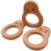 Wendysun 10pcs Cartoon Wood Teether: Natural Animal Gourd Baby Shape Teething Toy - Buy Online on GoSupps.com