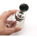 6 oz Clear Glass Dispenser Bottle with Stainless Steel Cap - Nail Polish / Makeup Remover Holder - Buy Online on GoSupps.com