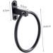OSALADI 2pcs Ring Punch Hanging Holder Home Rack Aluminum Round Bathroom Space for Black Towel - Buy Online on GoSupps.com