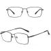 Riccie Men's Reading Glasses - Pure Titanium Anti-Blue Light HD Aspherical Resin +1.0 to +3.0 Diopters | International Shipping - Buy Online on GoSupps.com