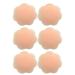 FZBNSRKO 3 Pairs Plum Blossom Women Girls Silicone Reusable Adhesive Nipple Cover Breast Pads Gel Petals Pasties Bra Pads
