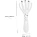 Beaupretty Silicone Scalp Massager & Paddle Brush | Electrical Hair Treatment Comb for Optimal Hair Care - Buy Online on GoSupps.com
