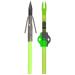 Muzzy Classic Fiberglass Bowfishing Fish Arrow with Nock and Bottle Slide Installed GREEN Carp Point