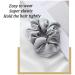 Silk Satin Sleeping Eye Mask - Silvergrey Night Blindfold for Men & Women | Soft Breathable Blackout Eye Cover | Perfect Travel & Wedding Bridesmaid Gift - Buy Online on GoSupps.com