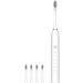 Easy-to-Clean Ultrasound Electric Toothbrush for Adults - Soft Bristles Time-Saving & Universal Specifications - White - Buy Online on GoSupps.com