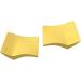 2x Silicone Eyelash Stamper Tool Stencils Eyelash Aid for Professionals Yellow - Buy Online on GoSupps.com