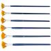 NGWALL Fan Nylon Acrylic Watercolor Paint Brush Set - Blue 6pcs - Buy Online on GoSupps.com