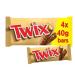 3 x Twix Milk Chocolate Biscuit Snack Bars Multipack 4x40g Delicious Tasty And Twisty Treat Gift Hamper For Birthday Christmas Sold By Kidzbuzz