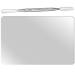 Garneck Palette de Maquillage en Acier Inoxydable avec Spatule Plateau de M lange pour Fond de Teint et Correcteur Outil Professionnel Compact pour Salon de Beaut Nail Art et Voyage