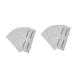 POPETPOP 24 Pcs 48 Eyebrow Template Sticker Eyebrow Stencils Stickers Makeup Tools Eyebrow Trimming