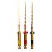 NiTi Reciprocating Solo Gold Files 25mm Taper - RED - Pack of 6 (Size 25-08) 25mm 25-08 Taper - Red