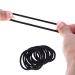 Coobbar 100pcs Women Elastic Hair Ties Band Ropes Ponytail Holder - Dark Blue - Buy Online on GoSupps.com