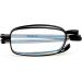 Zjiex Foldable Reading Glasses +2.0 | Blue Light Blocking Collapsible Black & Red Glasses for Men & Women | Presbyopia Solution with Case - Size 2.25 - Buy Online on GoSupps.com