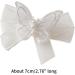 hgnxa Butterfly Hair Clip Women Butterfly Barrettes Butterfly Hairpin w Hair Clip w Barrettes wknot Side Clip Bangs Clip White - Buy Online on GoSupps.com