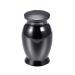 constantlife Custom Engrave Cremation Urns for Human Ashes -Stainless Steel Small Keepsake Funeral Urns Lockets 028-black
