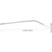 Yardenfun Metal Low Sunglasses Accessories - 1 Pair of Replacement Glasses Legs (12.5x0.3cm) - Durable Silver Parts for Enhanced Style - Buy Online on GoSupps.com
