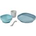 Silicone Feeding Meal Set - 4-Piece Set with Suction Pad - Jungle Theme for Babies and Kids - Buy Online on GoSupps.com