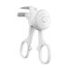 Hfourhnik Electric Eyelash Curler with 3 Heating Model Portable Eye Lash Perm Shaping and Thermal Eyelash Clip White