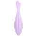 Face Roller Silicone Portable Flexible Washable Facial Roller Skin Care for Women Face Massager Soft Pointed Moisturizing Gua Sha Facial Tools Gift (Purple)
