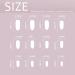 Sethexy Snake Line False Nails - 24Pcs Abstract Oval Acrylic Nail Tips for Women & Girls (White) - Buy Online on GoSupps.com