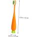Gleavi 6th Carrot Manual Toothbrush for Kids - Fun Character Design for Toddlers & Babies Ideal for Pets - Buy in Bulk! - Buy Online on GoSupps.com