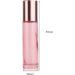 Wresty 10 Pack Pink Glass Roll On Bottles 10ml | Essential Oil & Perfume Sample Roller Bottles with Stainless Steel Balls | Travel-Friendly Dropper Included - Buy Online on GoSupps.com