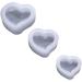 Ciieeo 9 Pcs Silicone Molds Chocolate Stencils for Crafts Crystal Drop Mold Cake Mold Epoxy Resin Heart Mx3pcs Whitex3pcs - Buy Online on GoSupps.com