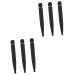 Gleavi 6 pcs body strip rolling roller acupuncture stable for scratching the face scratch massage massage board scratch the massage plate made of jade handwriter pearl bianstone scratch board blackx2st 13x1.5cmx2pcs