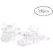 Clear Plastic Clip Pacifier Holder - 10pcs Badge Dummy Clips for Crafting & Trouser Tender Supplies - Buy Online on GoSupps.com
