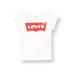 Levi's Kids ss Batwing a Line Tee Baby_Girls 12 Months Red / White