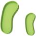LSTCPGLAI 2 Pieces Shallow Reptile plate Reptile Food Water Bowl Used for Tortoise Corn Snake Crawl Pet Drinking and Eating(Green) - Buy Online on GoSupps.com